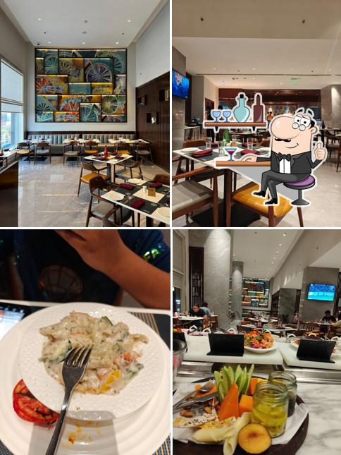 The interior of Turquoise - All day dining