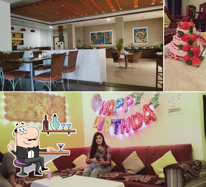 Among various things one can find interior and cake at Citrus Cafe by Lemon Tree