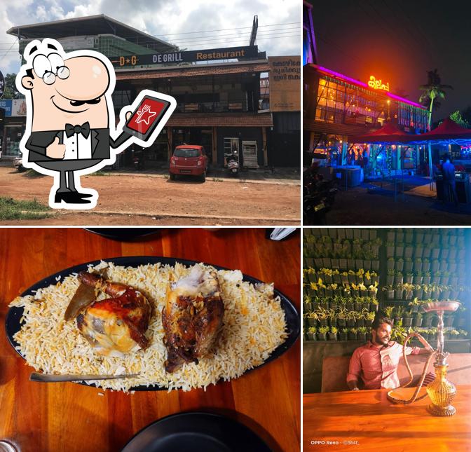 The picture of exterior and interior at NOOR MAHAL RESTAURANT