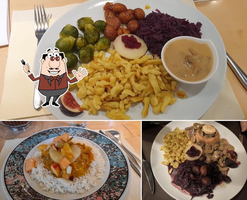 Platti al Restaurant Pizzeria Krone Baar