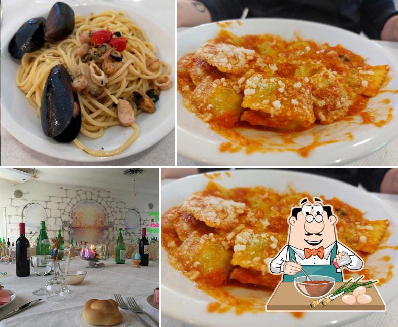 Ravioli al Hotel Ristorante Bar Ausonia