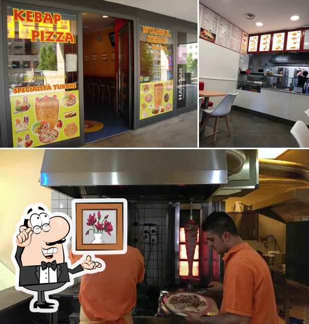 Gli interni di Istanbul Kebab