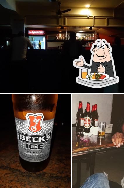 Among various things one can find food and interior at Kavitha Bar