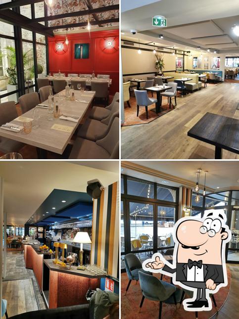 Installez-vous à l'une des tables de Gustave Brasserie