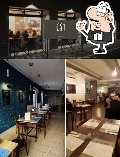 Gli interni di 081 Pizzeria