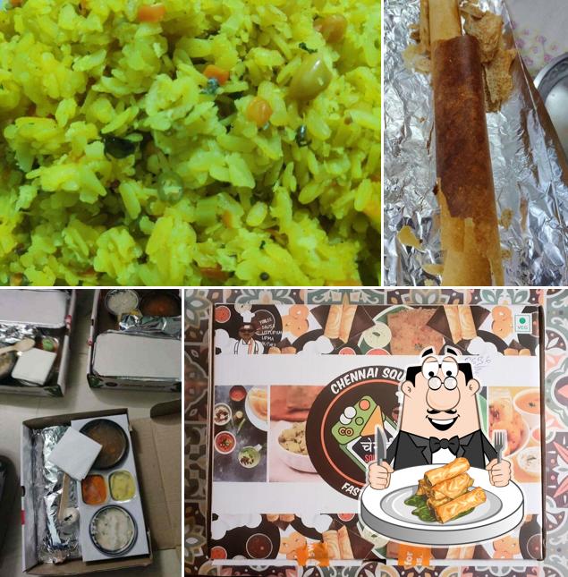 Spring rolls at Chennai Square