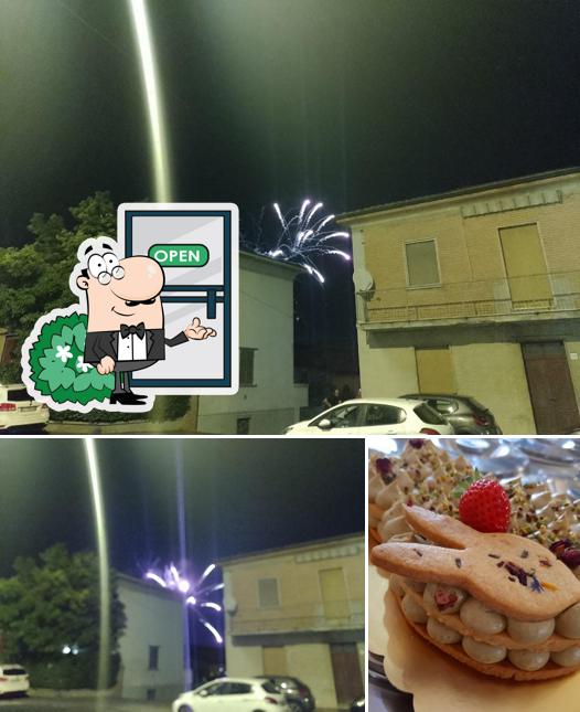 La immagine della esterno e cibo di Cremosonda