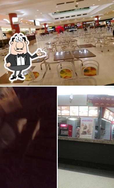 O interior do Giraffas Carrefour Via Norte