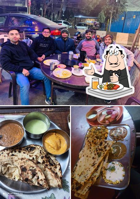 The picture of food and exterior at Hari Om Caterers