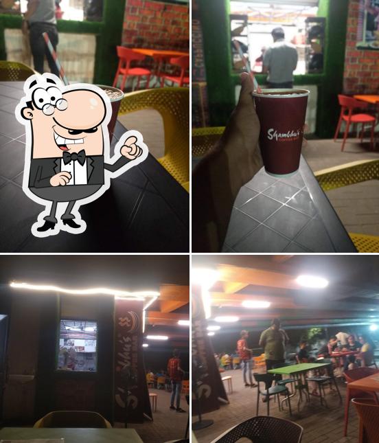 The interior of Sambhu's Coffee Bar