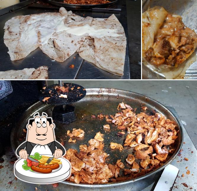 Food at Shawarma Corner