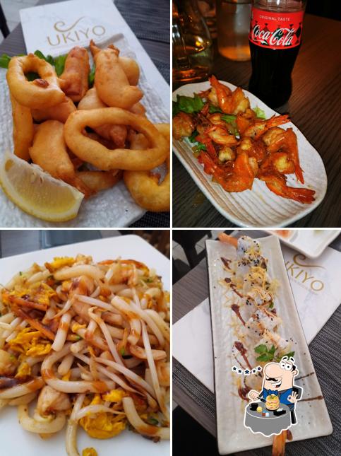 Cibo al Ristorante Giapponese Ukiyo