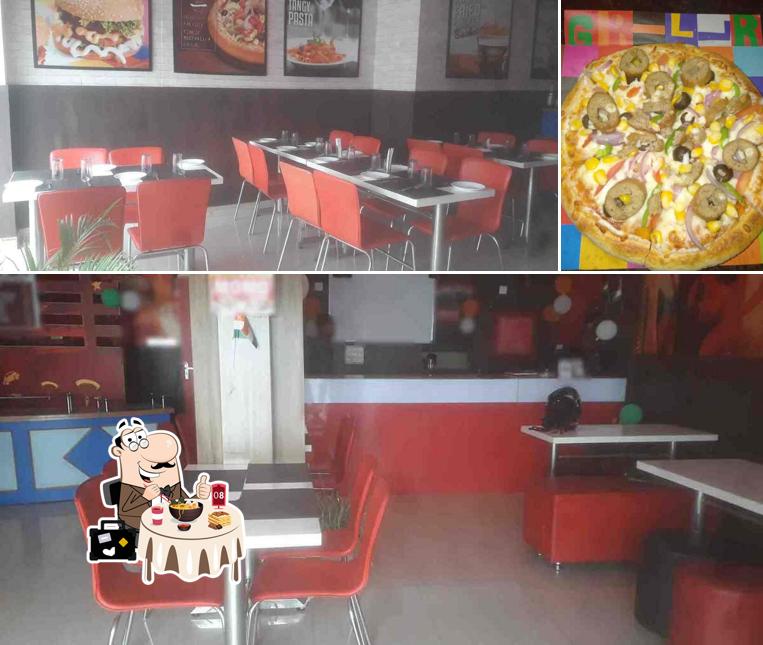 The restaurant's food and interior