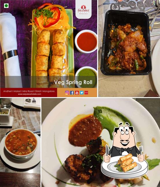 Spring rolls at Hotel Sai Palace