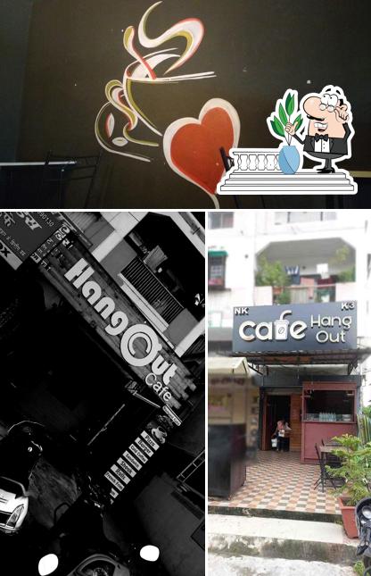 The exterior of Hangout Cafe