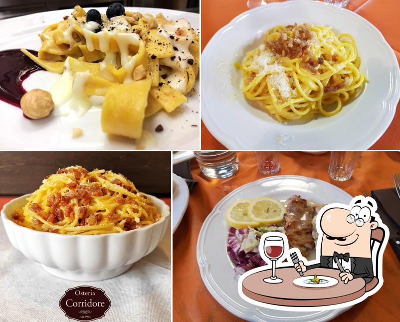 Cibo al Osteria Corridore