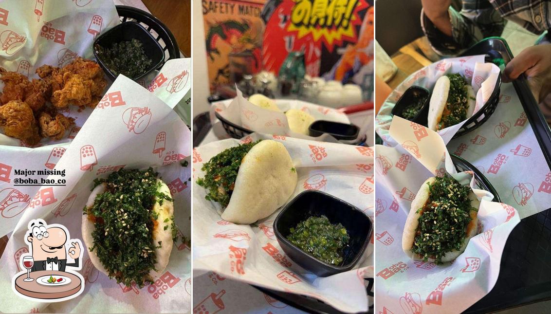 Food at Boba Bao & Co