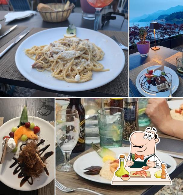 Gamberetti e grana al Riverside Snack Bar