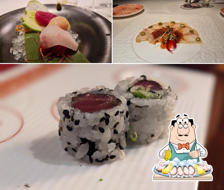 Oysters at Megu Restaurant