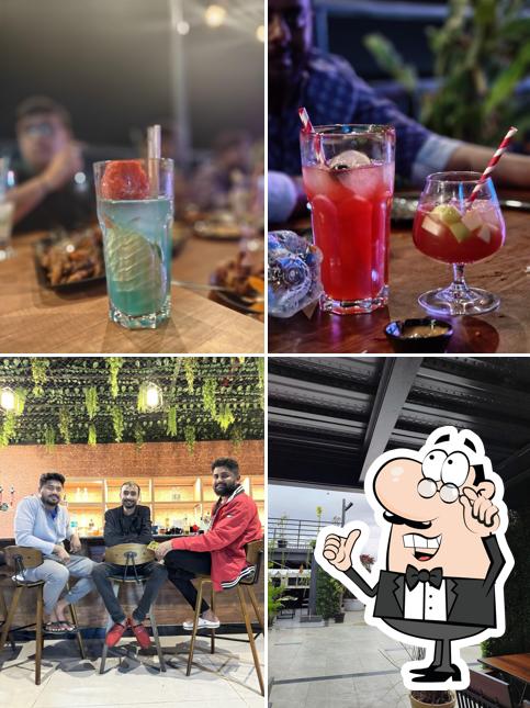The picture of interior and drink at Memories Pub