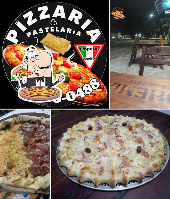 No PIZZARIA DO PAULISTA PASTELARIA e ESFIHAS EMPÓRIO PEPPERONI, você pode degustar pizza