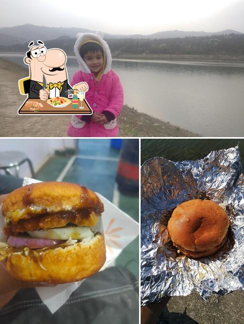 Take a look at the photo displaying food and exterior at Chuk chuk mail Snacks point