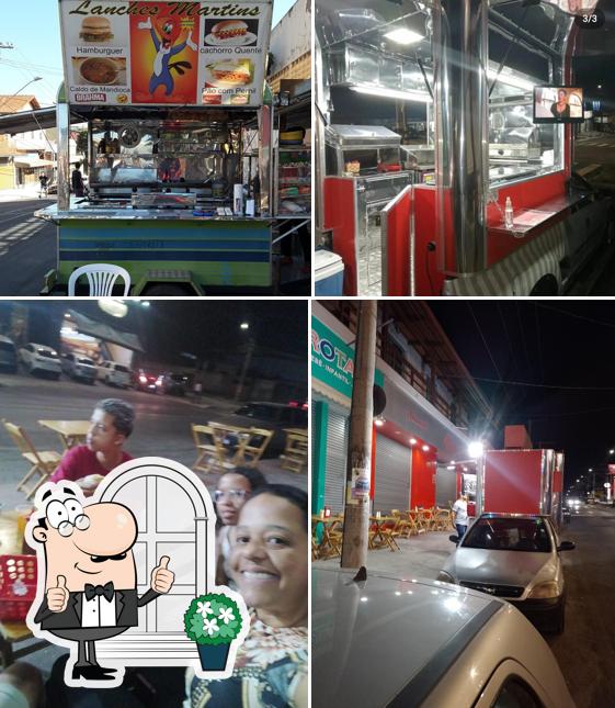 O exterior do Lanches Martins