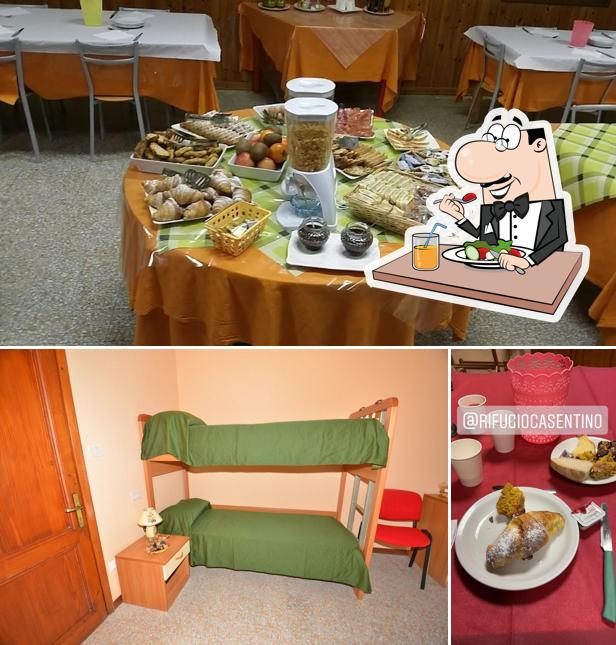Rifugio Casanova si caratterizza per la cibo e interni