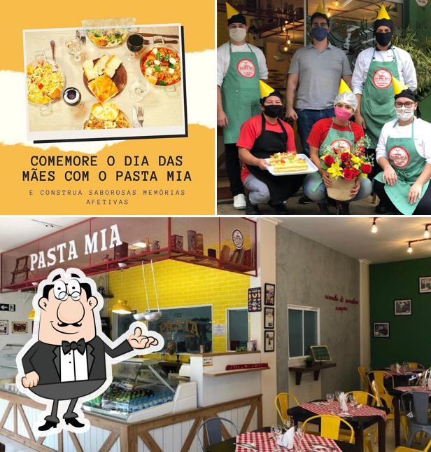 O interior do Pastificio Pasta Mia