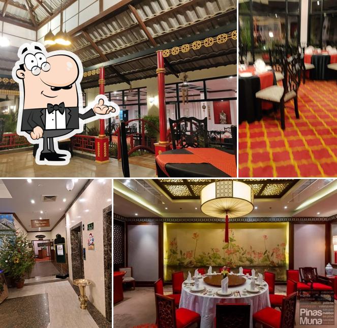 Take a seat at one of the tables at Jade Garden Chinese Speciality Restaurant