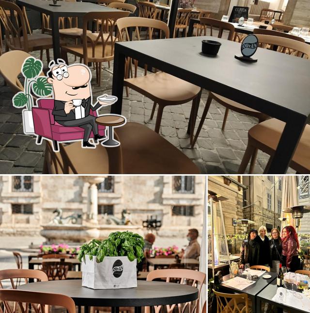 Dai un'occhiata agli interni di Oliva's