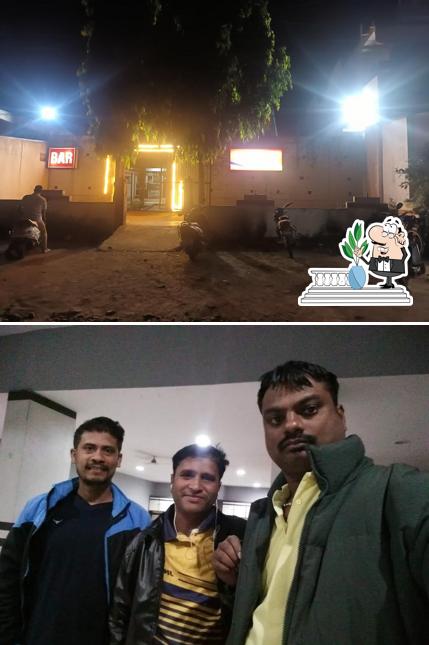 The exterior of Gulmohar Bar and Restaurant