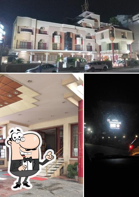 You can get some fresh air outside Hotel Gnanam
