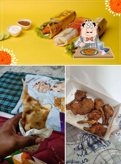 Chicken wings at Rolls on Wheels - Shawarma & Wraps