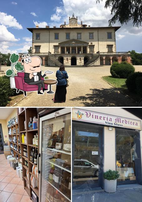 La immagine della interni e esterno di Vineria Medicea