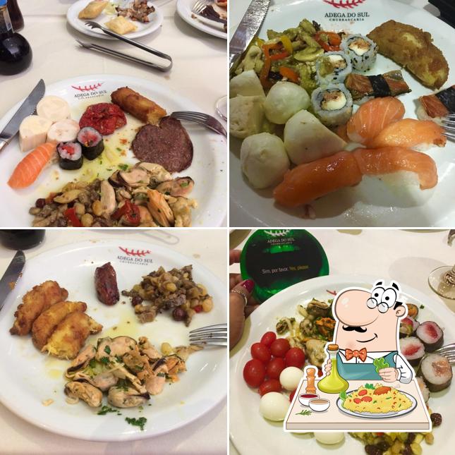 Platos en Adega Steakhouse