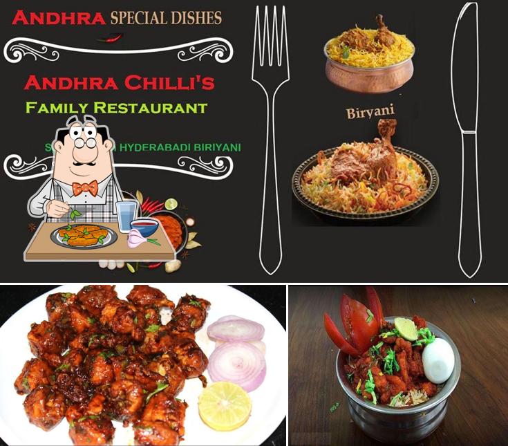Chicken wings at Andhra Chilli's Family Restaurant