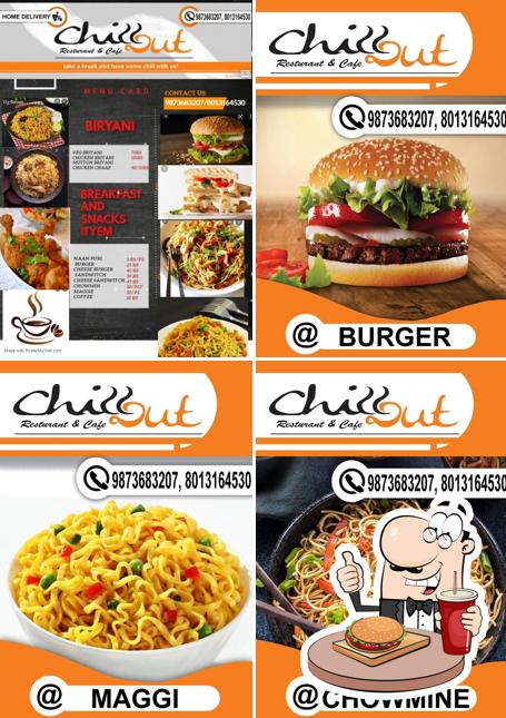 Order a burger at Chillout Restaurant And Cafe