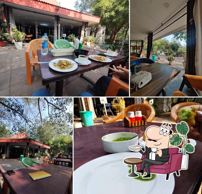 The interior of The Garden Restaurant
