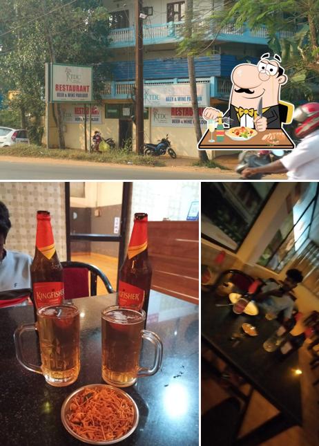 This is the picture displaying food and exterior at KTDC Beer Wine Parlour