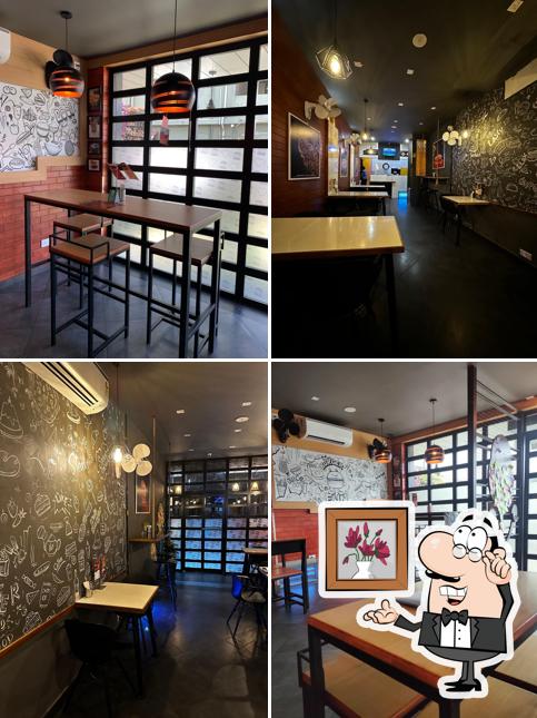The interior of Burger Tree