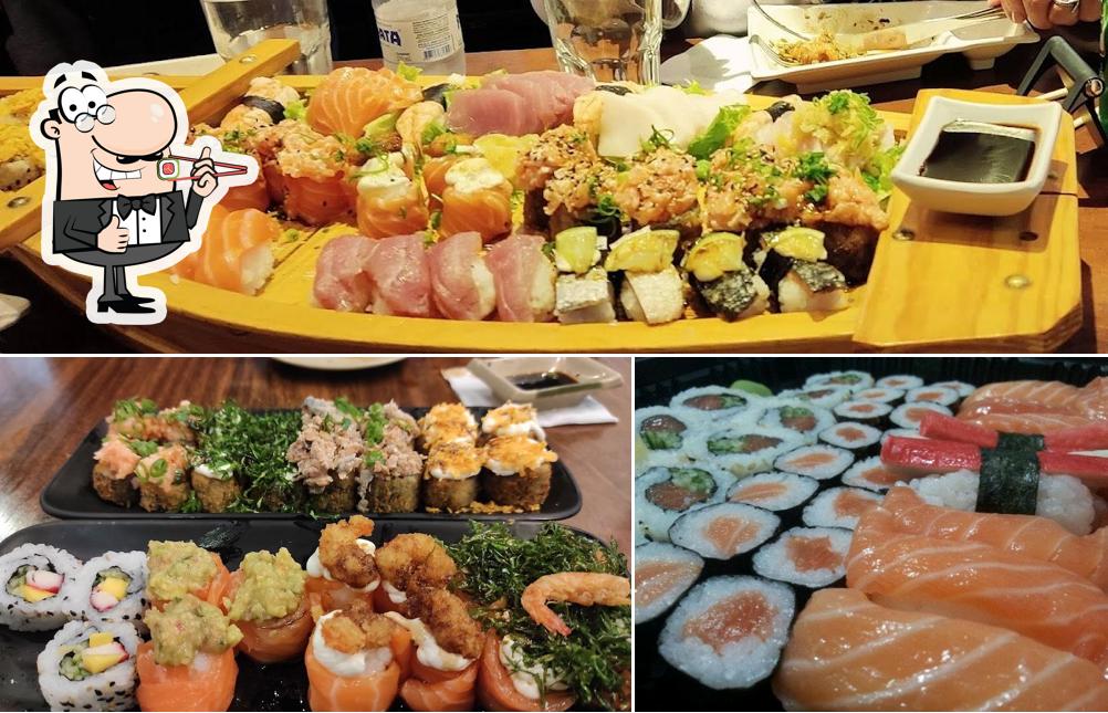 Sushi é um famoso item de comida originário do Japão