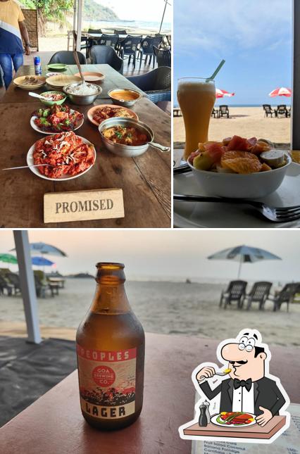 Food at Lucky Beach Shack