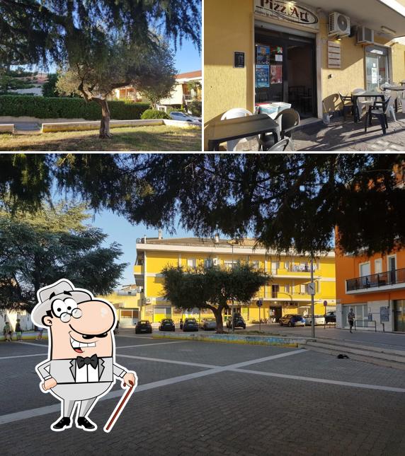 Questa è la foto che presenta la esterno e interni di PizzArt