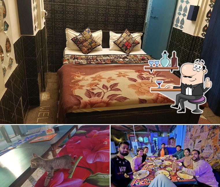 The photo of interior and food at Dylan Cafe Restaurant and guest house