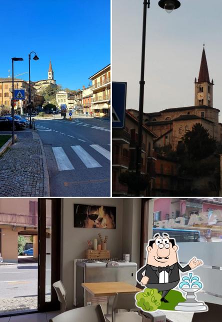 La immagine della esterno e interni di Plaza Cafe