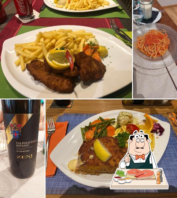 Fish and chips al Restaurant Jägerstübli