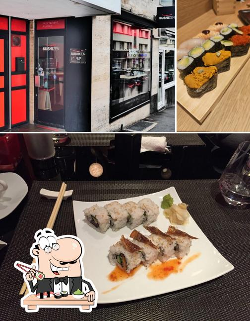 Ordina le varie opzioni di sushi