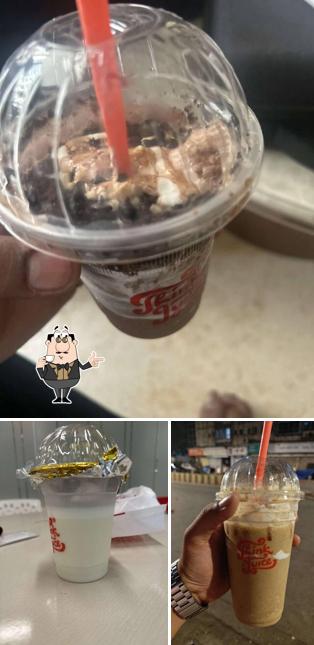 Enjoy a beverage at Think Juice