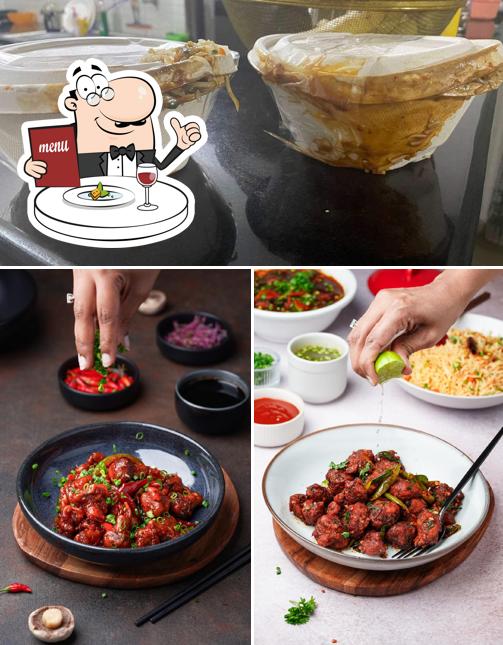 Food at Wok and Curry